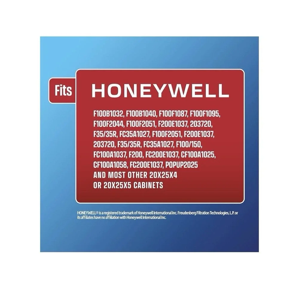 BestAir 20x25x4 MERV 13 Ultimate Allergen Air Filter Honeywell 2-Pack 9600